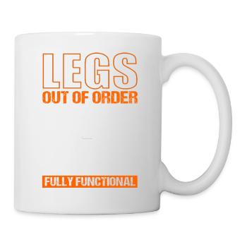 Rollstuhl - Tasse - Weiß - Rechts