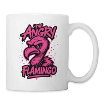 The angry flamingo - Mug - white - Right