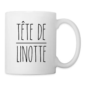 Tête de linotte - Idée cadeau original femme - Mug blanc - blanc - Droite
