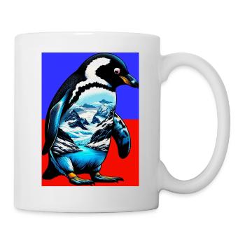 pingouin - Mug blanc - blanc - Droite