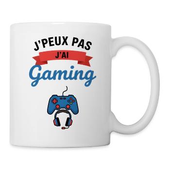 Ich kann nicht. Ich habe Gaming. - Tasse - Weiß - Rechts