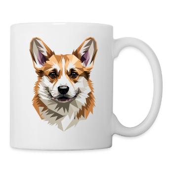 Corgi corgi gallois Cardigan Chien mignon corgi gallois - Mug blanc - blanc - Droite