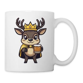 Deer Beer King - Mug - white - Right
