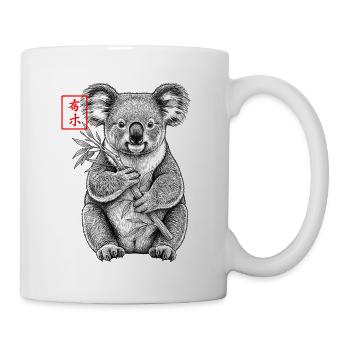 Koala Asiatisch - Tasse - Weiß - Rechts
