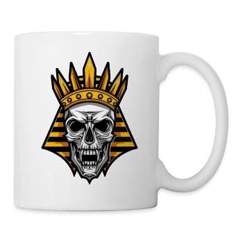 Pharaoh Skull - Mug - white - Right