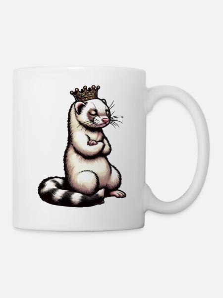 Frettchen Frettchenhalter Frettchenbesitzer - Tasse - Weiß