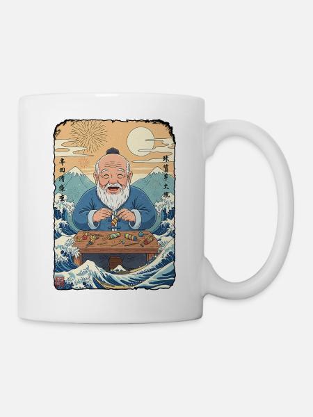 Pyro Kawaii Feuerwerk - Tasse - Weiß