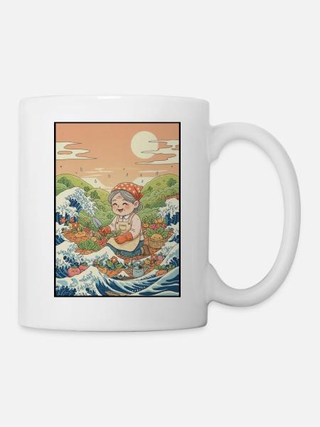 Gärtnerin Kawaii - Tasse - Weiß