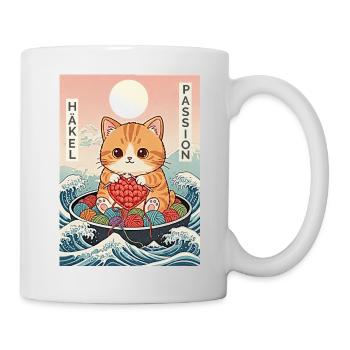 Crochet Passion Kawaii - Mug blanc - blanc - Droite