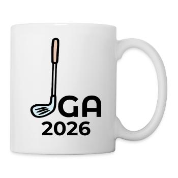 JGA 2026 GOLFSPIEL HOCHZEIT - Tasse - Weiß - Rechts