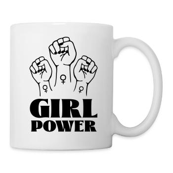 girl power - Mug - white - Right