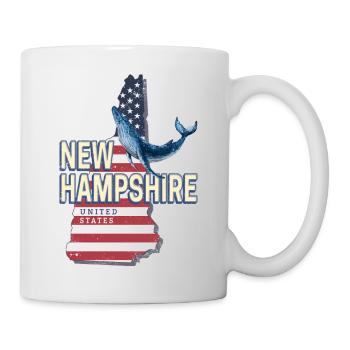 New Hampshire United States USA Souvenir - Mug - white - Right