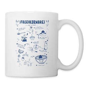 Frischkornbrei nach Prof.Kollath - Tasse - Weiß - Rechts