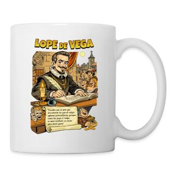 Lope de Vega - Tasse - Weiß - Rechts