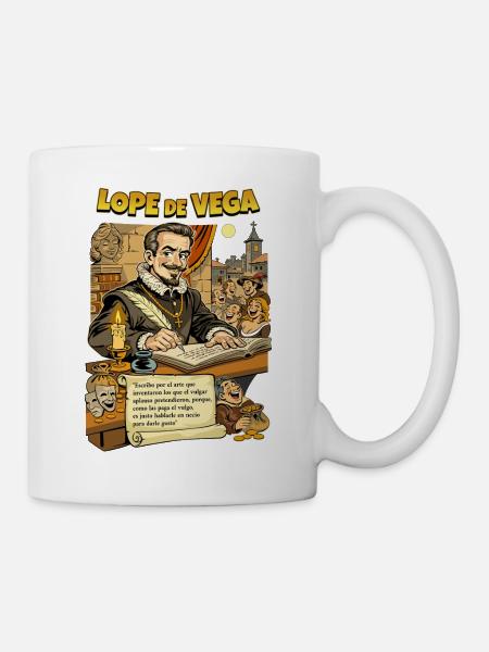 Lope de Vega - Tasse - Weiß