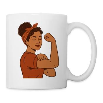 Starke Mama – Stolz und Selbstbewusst Muttertag - Tasse - Weiß - Rechts