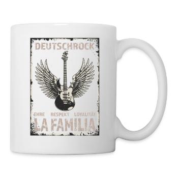 German Rock - La Familia - Honor, Respect, Loyalty - Mug - white - Right