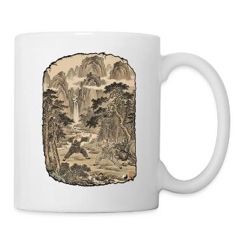 Kung Fu Tradition - Tasse - Weiß - Rechts