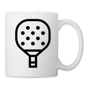 Padel - Tasse - Weiß - Rechts
