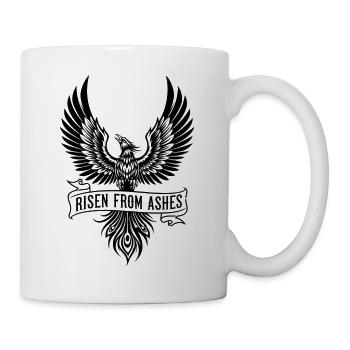 Phoenix Risen From Ashes - Mug - white - Right
