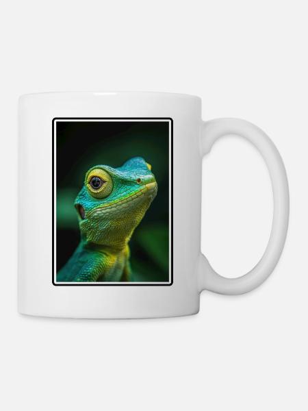 Eidechsen Eidechse - Tasse - Weiß