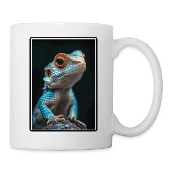 Eidechsen Eidechse - Tasse - Weiß - Rechts