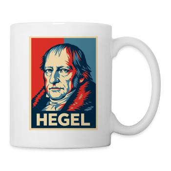 Hegel Pop Art Portrait - Mug - white - Right
