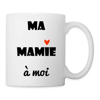 MAMIE. MAMAN. GRAND-MERE. FÊTE DES MÈRES - Mug blanc - blanc - Droite