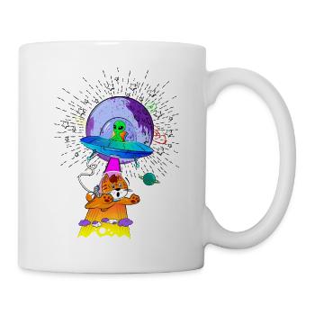 Cosmic Cat UFO Adventures - Mug - white - Right