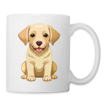 cute labrador retriever - Mug - white - Right