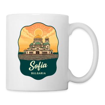 Sofia Alexander Nevsky Vintage Badge - Mug - white - Right