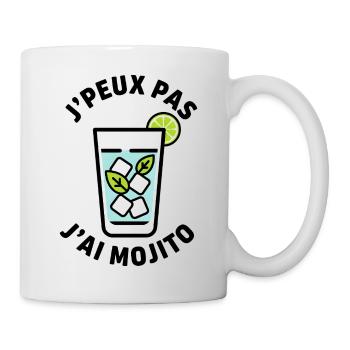 Verre glacé Menthe Lime - Mug blanc - blanc - Droite