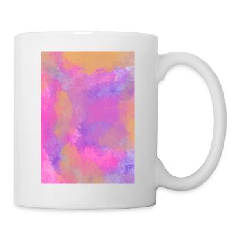 Gradient - lilac can be personalized - Mug - white - Right