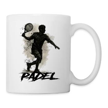 Padel - Tasse - Weiß - Rechts