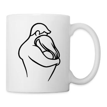 Cadeau de T-shirt d’un couple drôle - Mug blanc - blanc - Droite