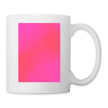 Gradient - pink red customizable - Mug - white - Right