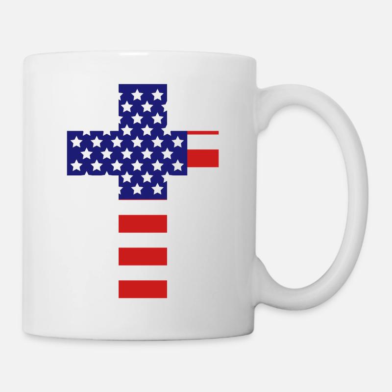 Christian Cross - Mug - white