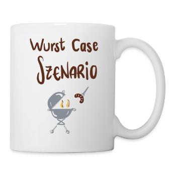 Wurst Case Szenario - Tasse - Weiß - Rechts
