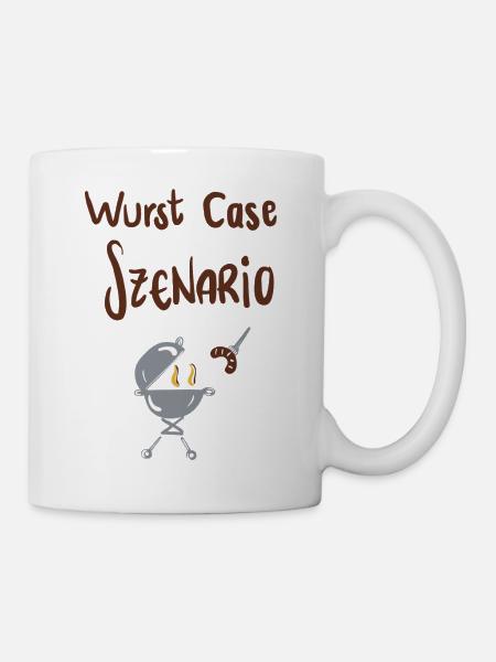 Wurst Case Szenario - Tasse - Weiß