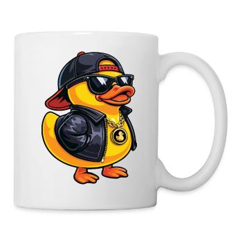 Canard en caoutchouc Amoureux du canard Canard Petit Canard - Mug blanc - blanc - Droite