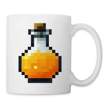 Potion Pixel-Art-Stil retro 8-Bit - Tasse - Weiß - Rechts