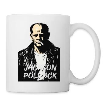Pollock Rebel Portrait Tee - Mug - white - Right