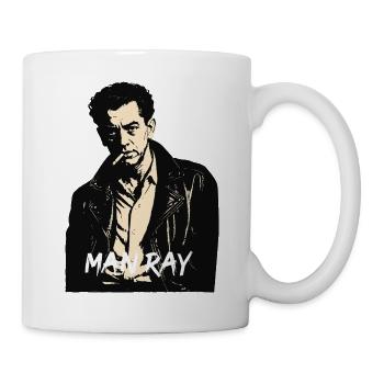 Man Ray Rebel Portrait in Leather - Mug - white - Right