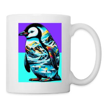 pingouin - Mug blanc - blanc - Droite