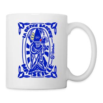 Sainte Bonne Sardine Marseille - Mug blanc - blanc - Droite