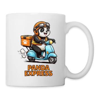 Panda Lieferroller - Tasse - Weiß - Rechts
