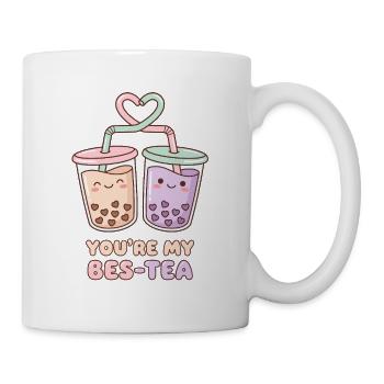Youre My Bes-Tea Cute Boba Bubble Tea Best Friend - Mug - white - Right