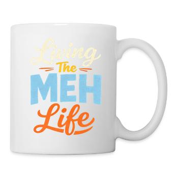 Sarcasme – Profiter pleinement de la vie – L - Mug blanc - blanc - Droite