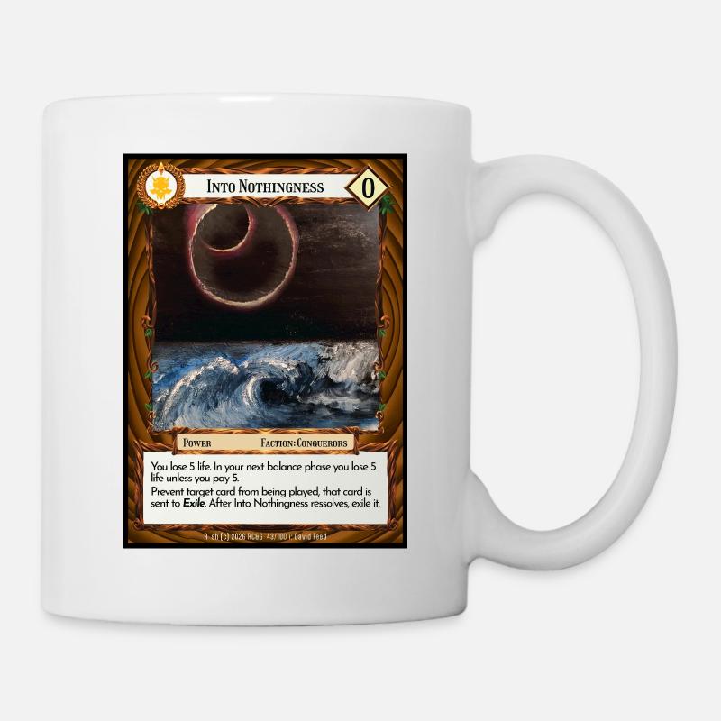 Dans le néant - Mug blanc - blanc