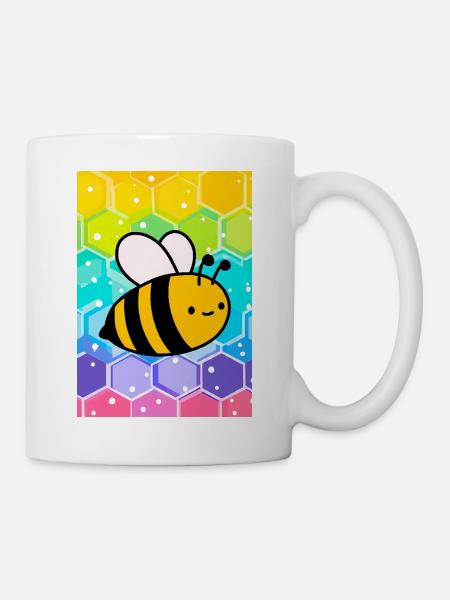 Biene - Tasse - Weiß